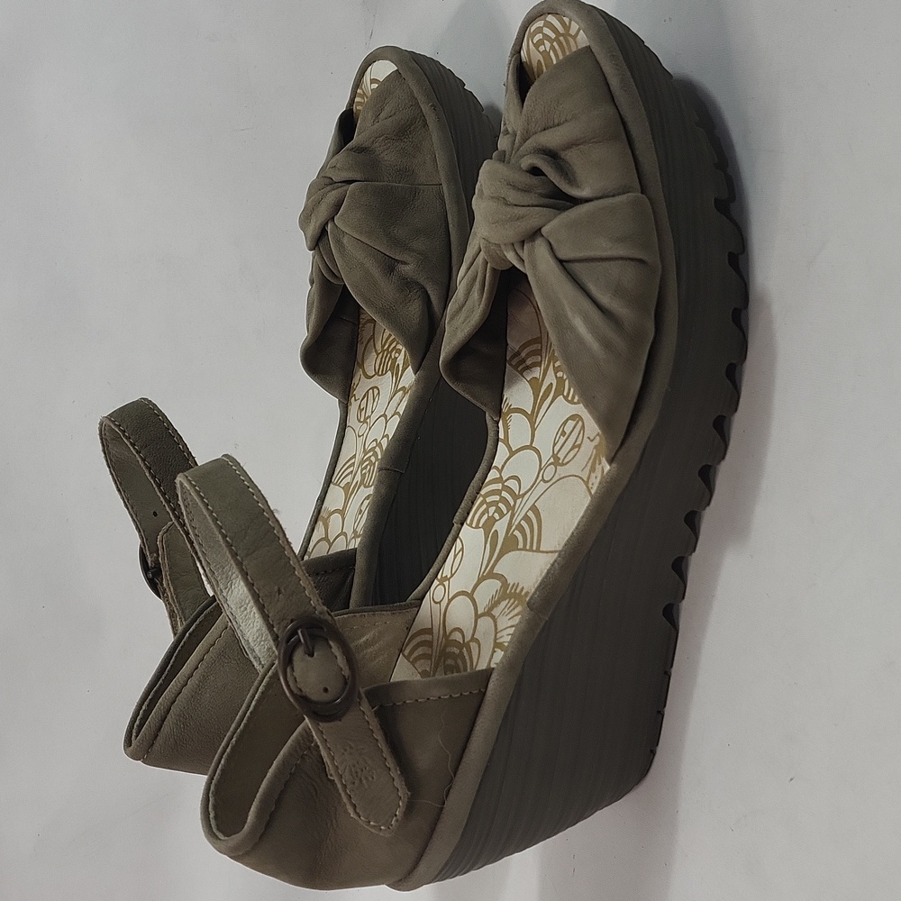 Fly London Ankle Strap Wedge Sandals